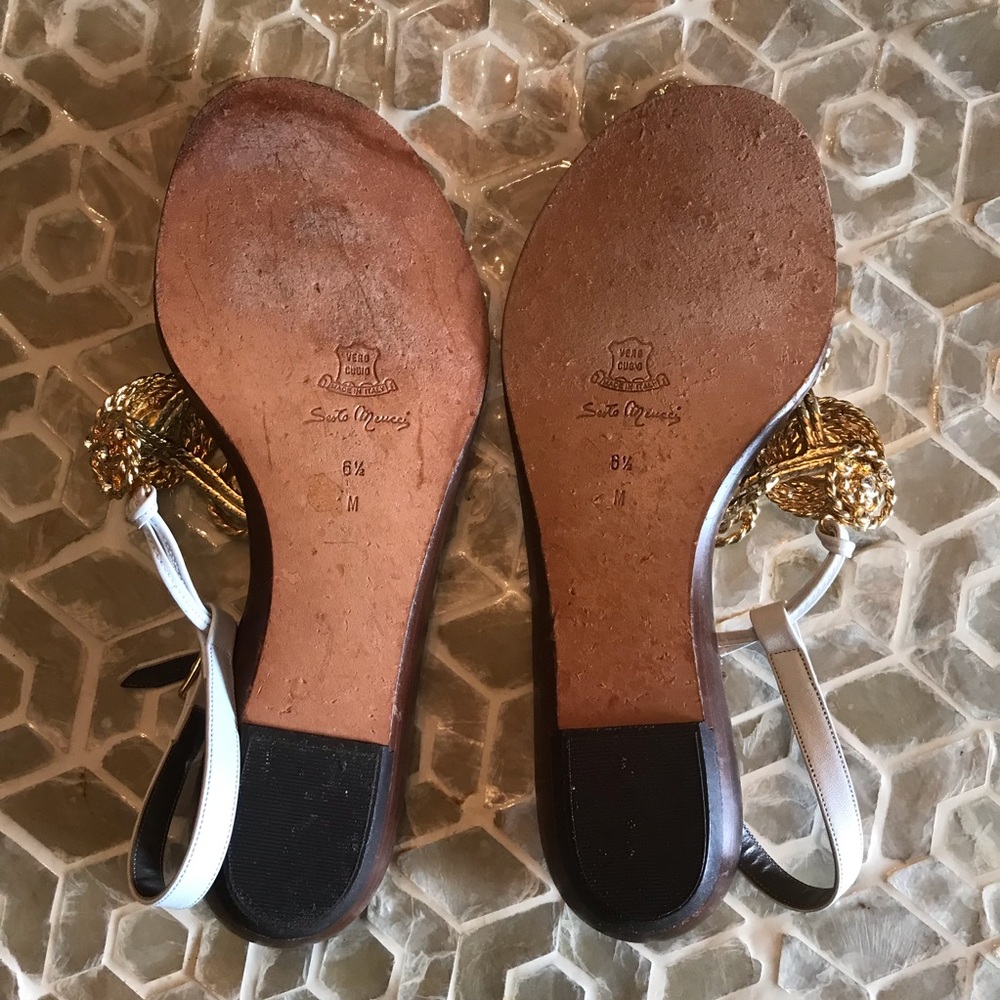 FABULOUS Sesto Meucci Italian embellished ‘Want’ sandals - Picture 4 of 6